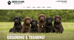 Desktop Screenshot of crossplainskennels.com